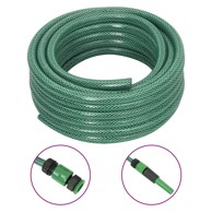 Vrtno crijevo sa setom priključaka zeleno 0, 6" 10 m PVC